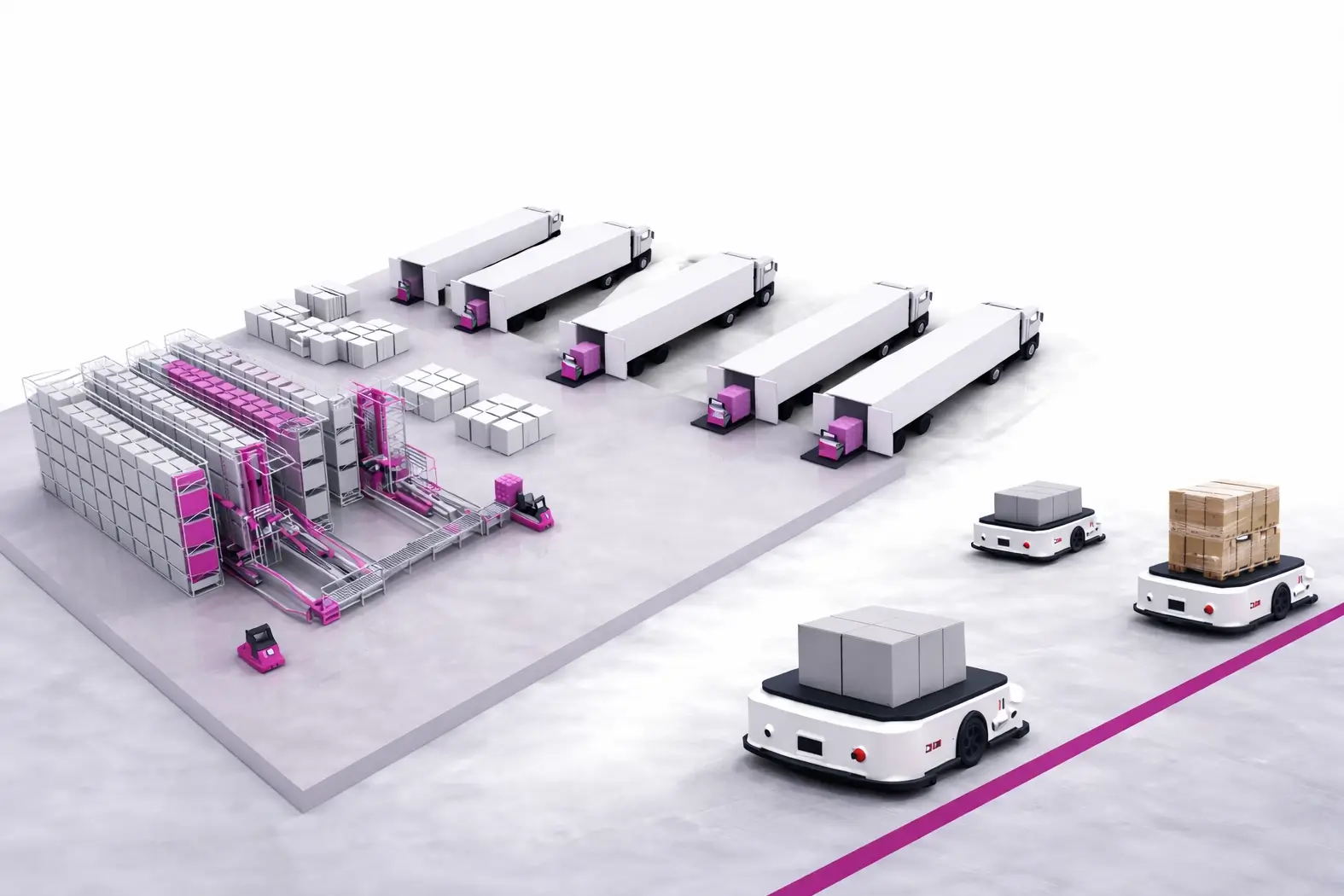 Reliable and cost effective automated warehouse system for efficient logistics operations